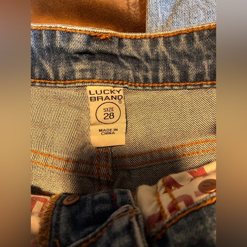 Lucky Brand, Bridgette Hi-rise Straight Jeans with embroidered Side Graphic, 28 - Picture 14 of 14